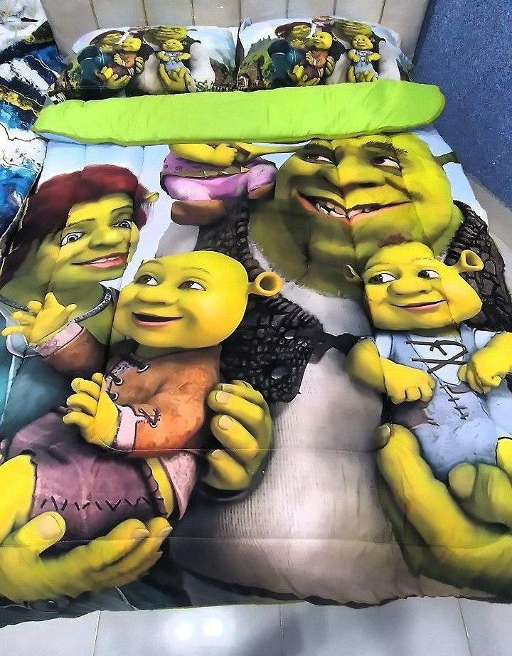 ست لحاف ۴ تیکه _ سایز لحاف : ۱۵۶×۲۲۳