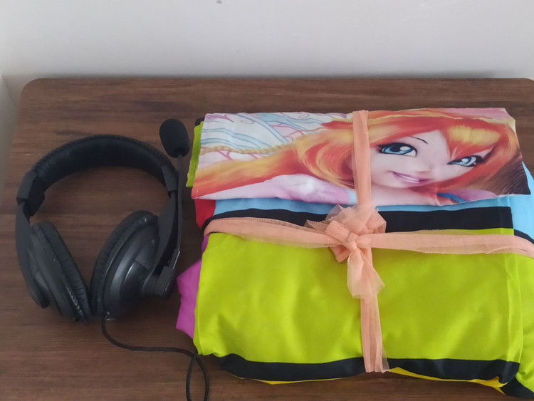 ملحفه هفت رنگ روبالشتی عروسکی