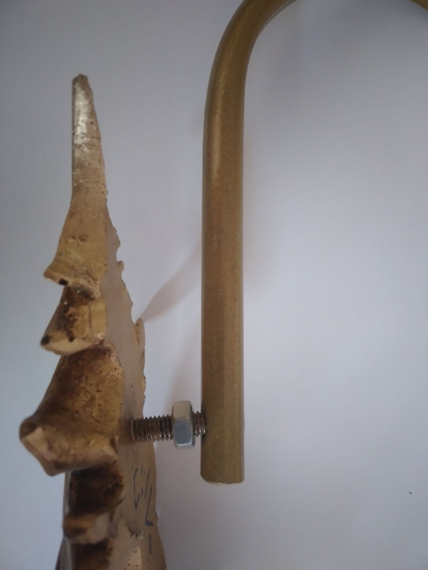 گلمیخ پرده عصایی طرح پرقو جنس فلزو رزین